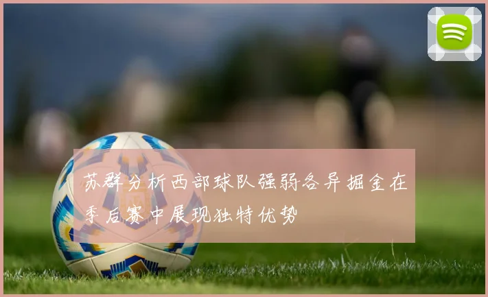 苏群分析西部球队强弱各异掘金在季后赛中展现独特优势